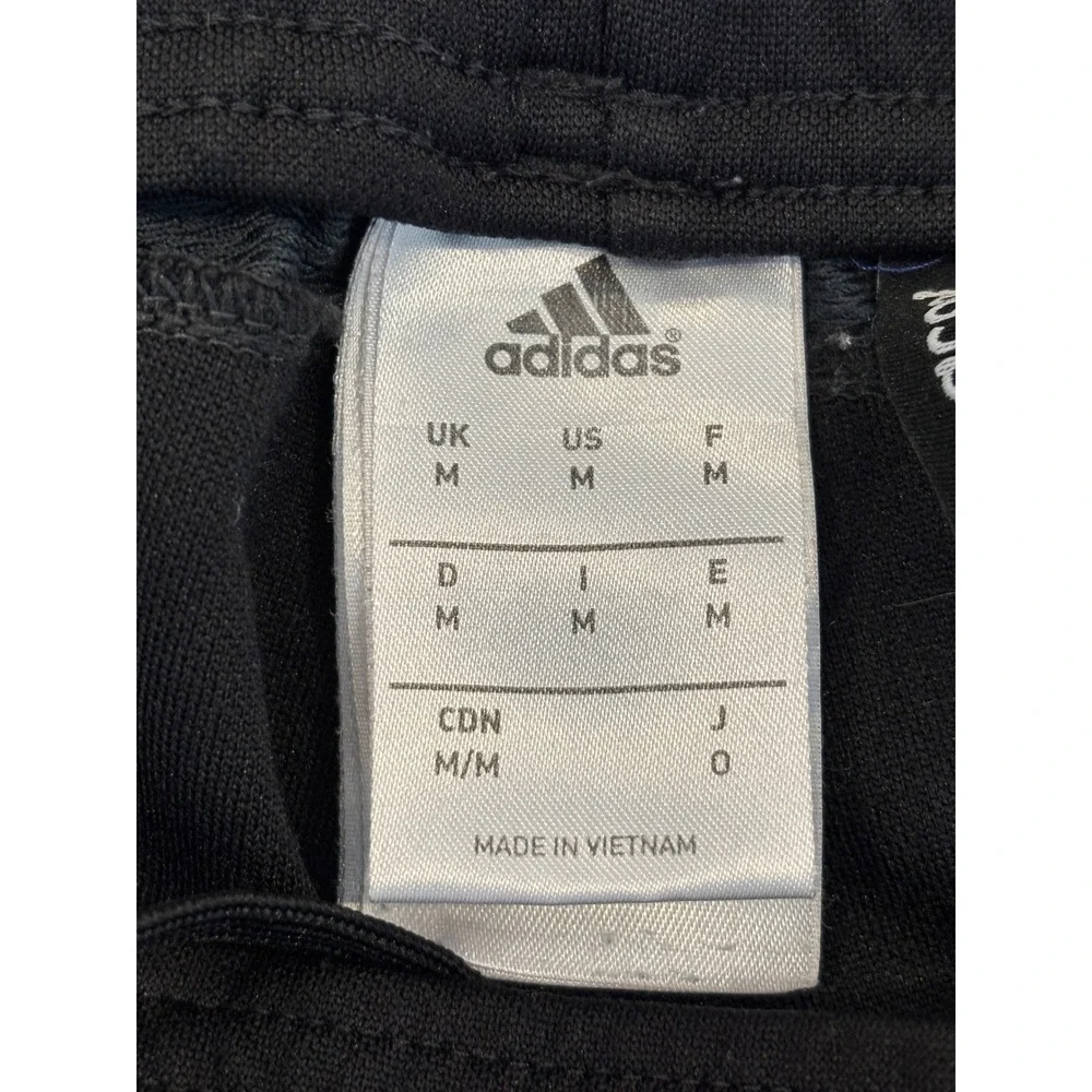 Adidas Climacool Track Pants Mens Medium Black Tapered Zipper Ankle Joggers